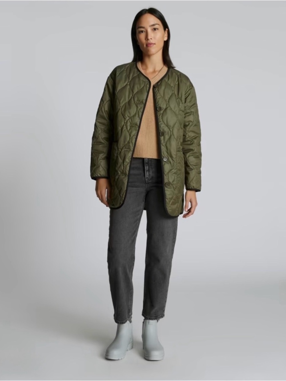 Everlane The Rain Boot in Sage
